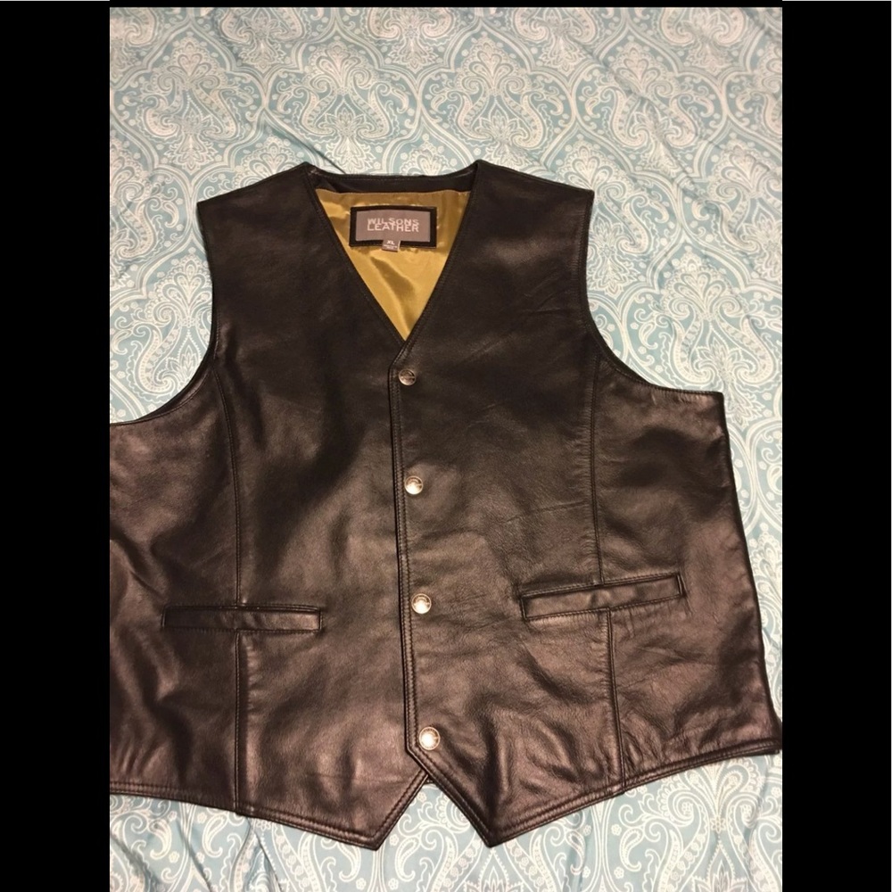 Wilson’s men’s genuine leather vest XL
